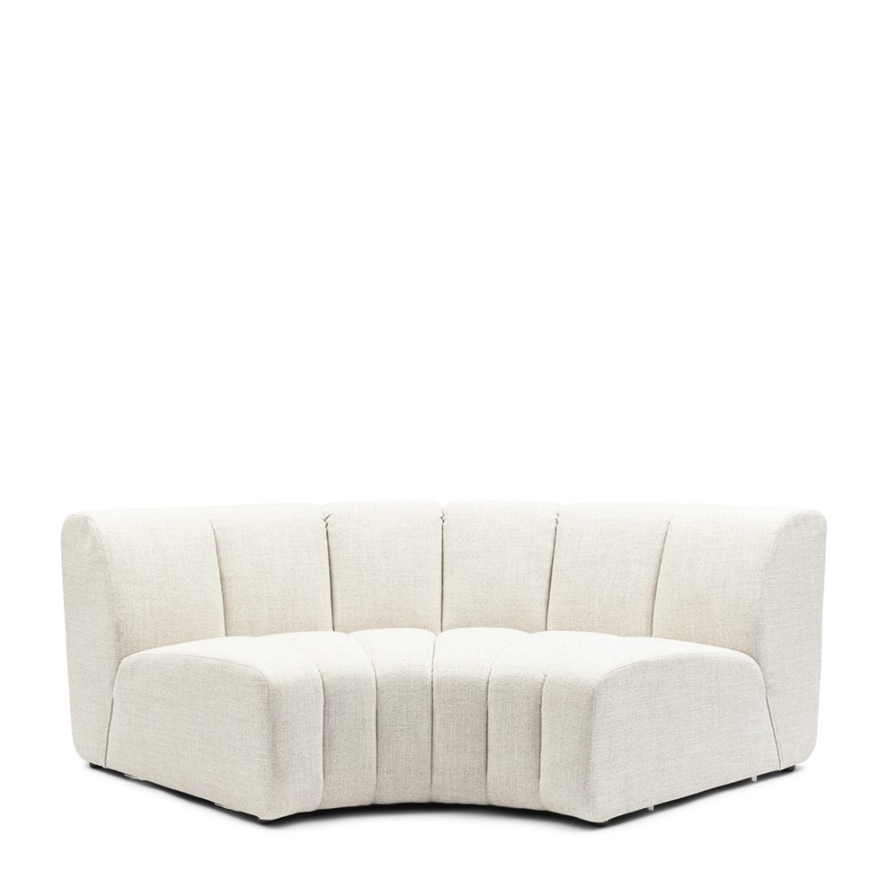 Dazzle Corner Round Antique White