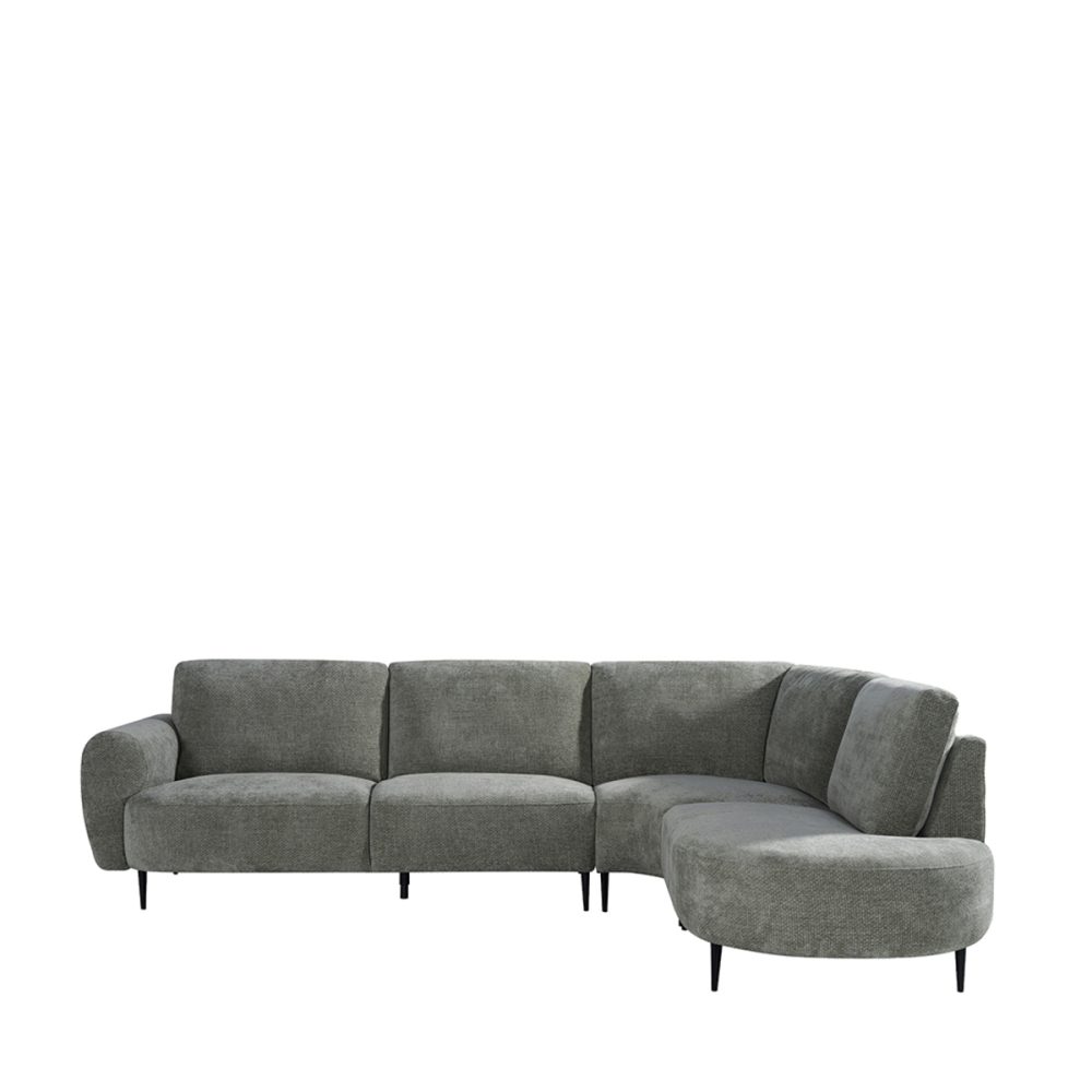 Hoekbank Milano - Stone - Elite - Rechts