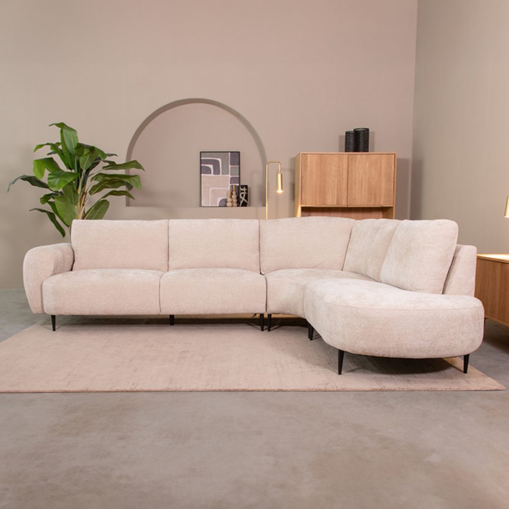 Hoekbank Milano - Naturel - Elite - Rechts