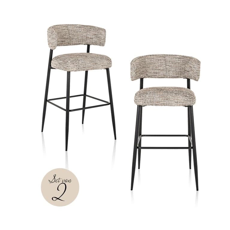 Counterstoel Rochelle trendy nature (set van 2) (Be Trendy 01 Nature)