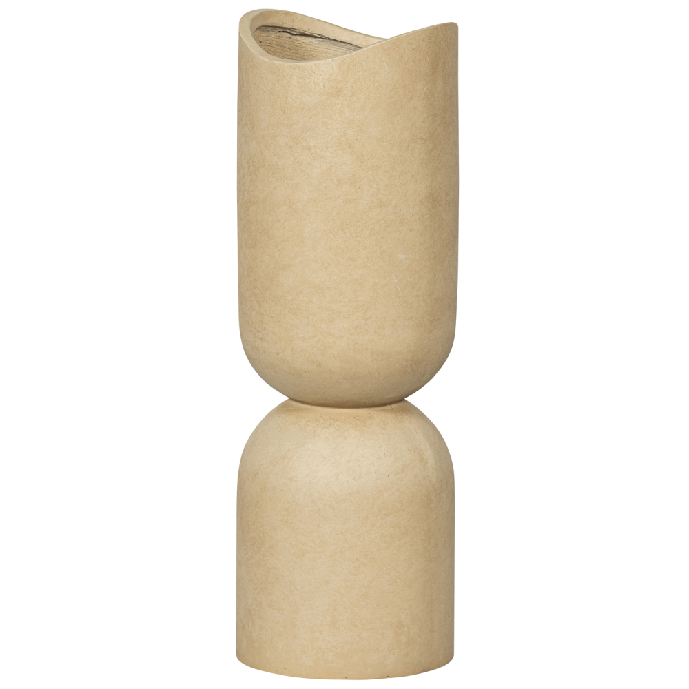 MOSI VAAS/PLANTENPOT FIBER CLAY BEIGE 75xO25CM