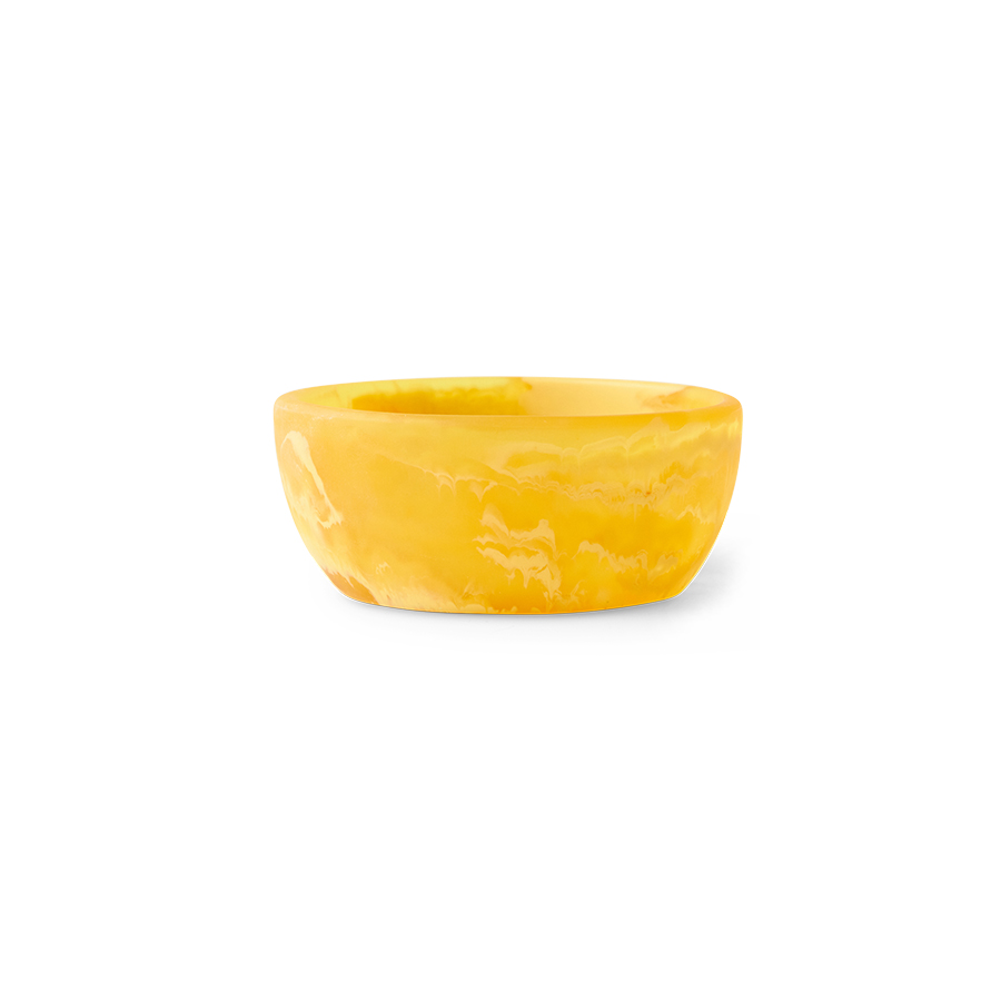 Patio bowl bright yellow