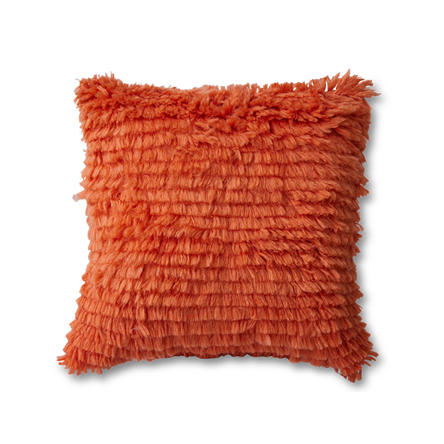 Fluffy cushion sienna (50x50cm)