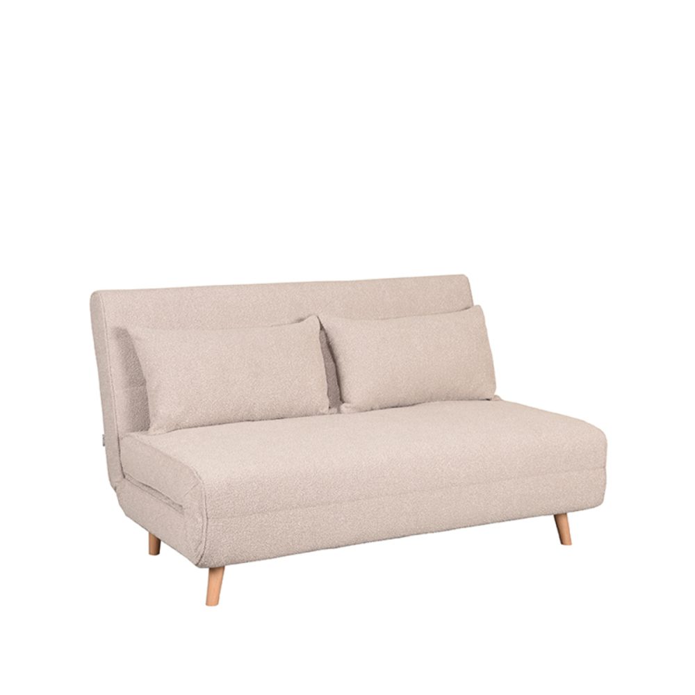 Slaapbank Double - Naturel - Boucle - Double | Naturel Poot