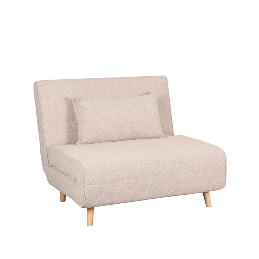 Slaapbank Single - Naturel - Boucle - Single | Naturel Poot