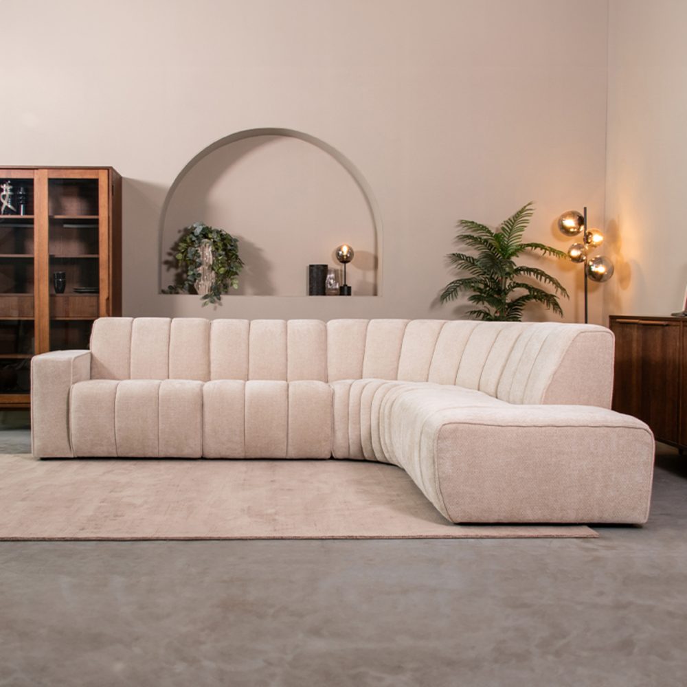 Hoekbank Vitoro - Naturel - Elite - Rechts