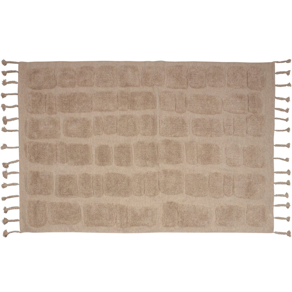 BRICKS VLOERKLEED MET STEEN DESSIN BEIGE 170x240CM