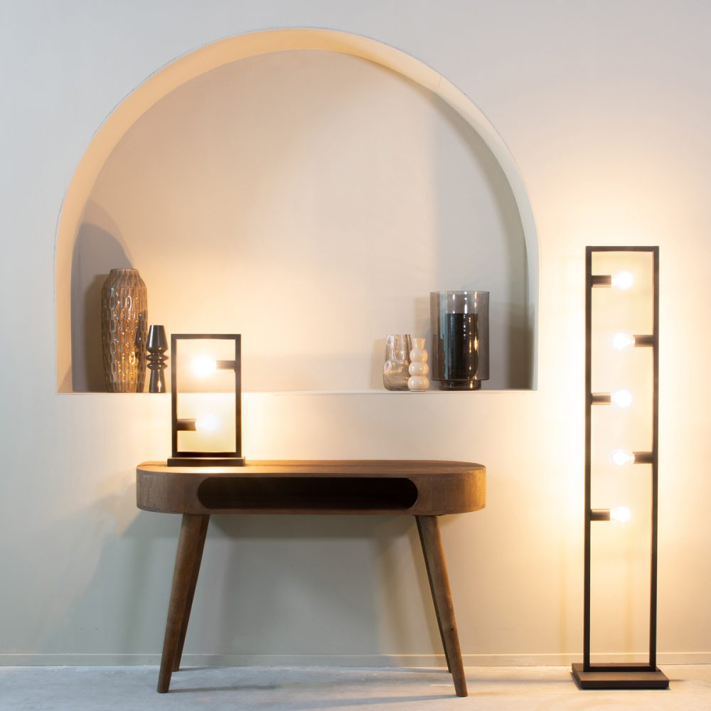 Bureau Bella - Espresso - Mangohout - 120 cm