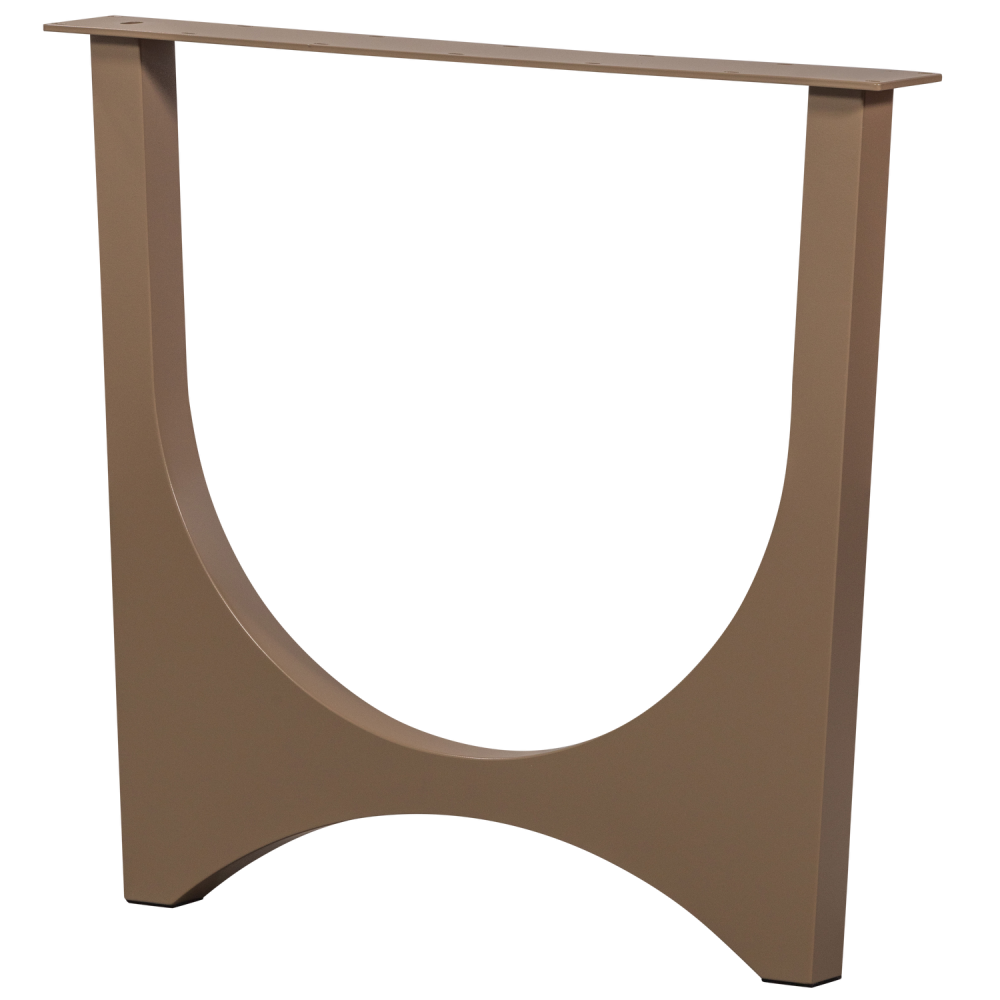 ZAANDAM DESIGN POOT METAAL DONKER ZAND 1 STUKS
