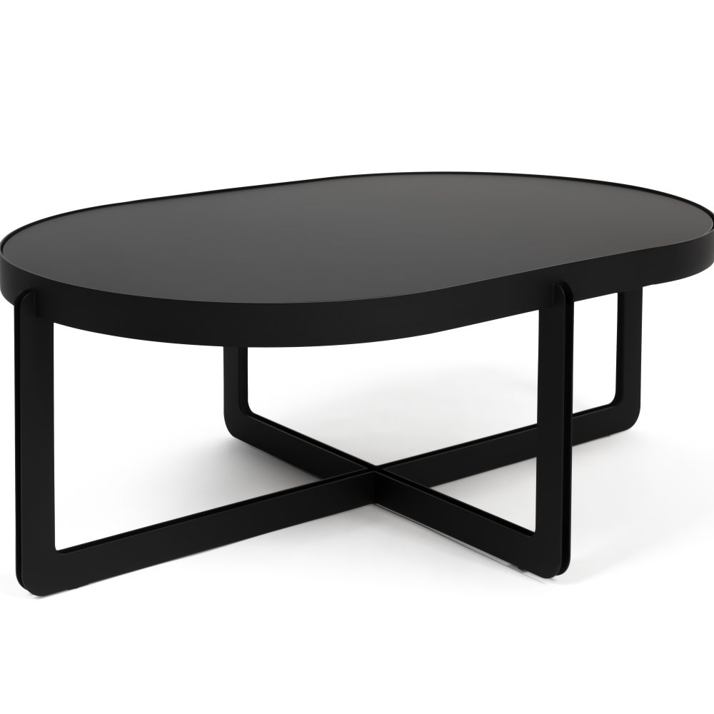 Coffee Table Centre Oval Black
