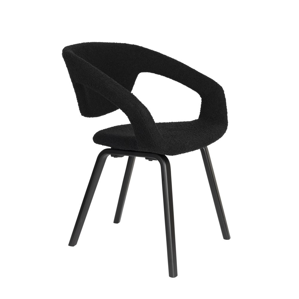 Flexback Stoel Zwart