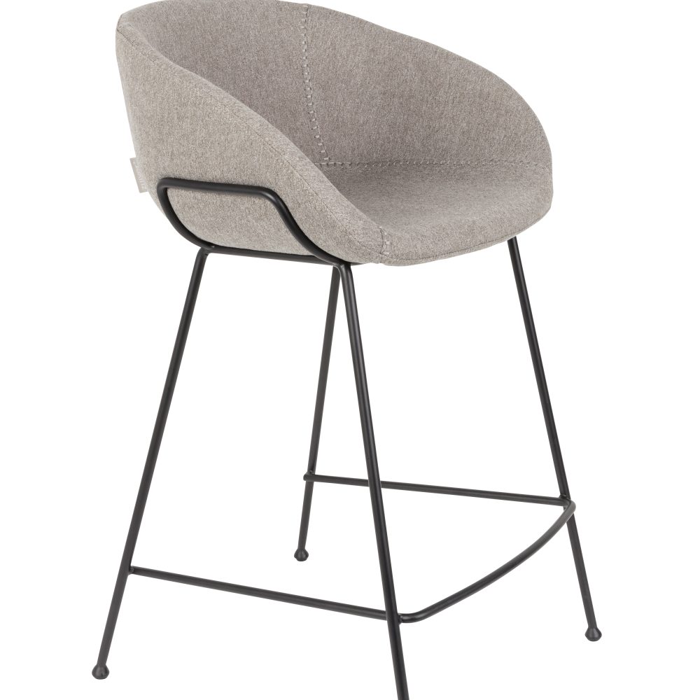 COUNTER STOOL FESTON FAB GREY
