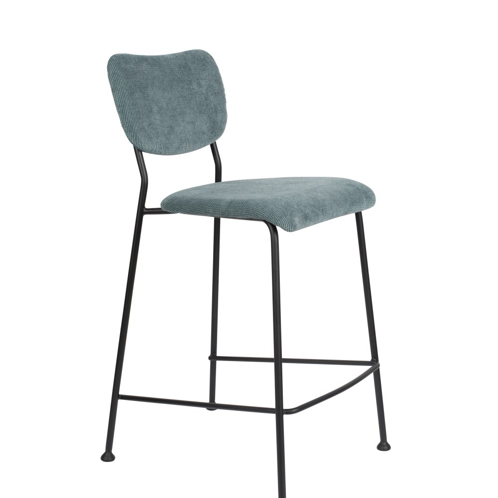 COUNTER STOOL BENSON GREY BLUE