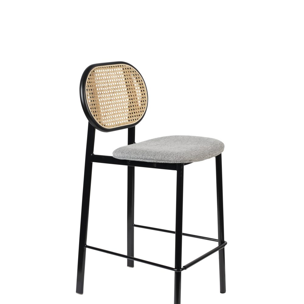 COUNTER STOOL SPIKE NATURAL/GREY