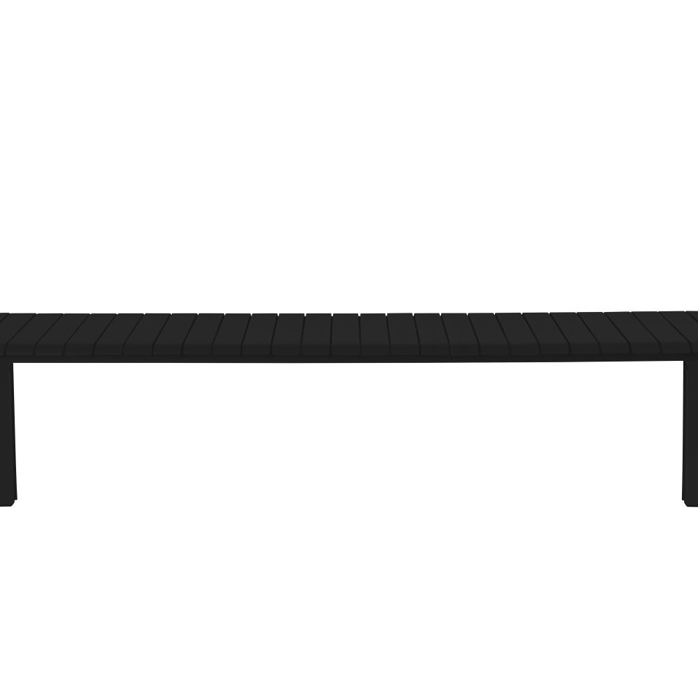 GARDEN BENCH VONDEL 175X45 BLACK