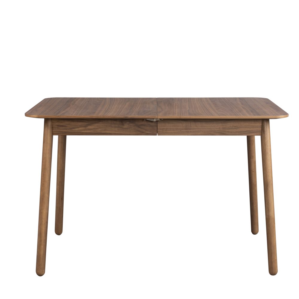 TABLE GLIMPS 120/162X80 WALNUT