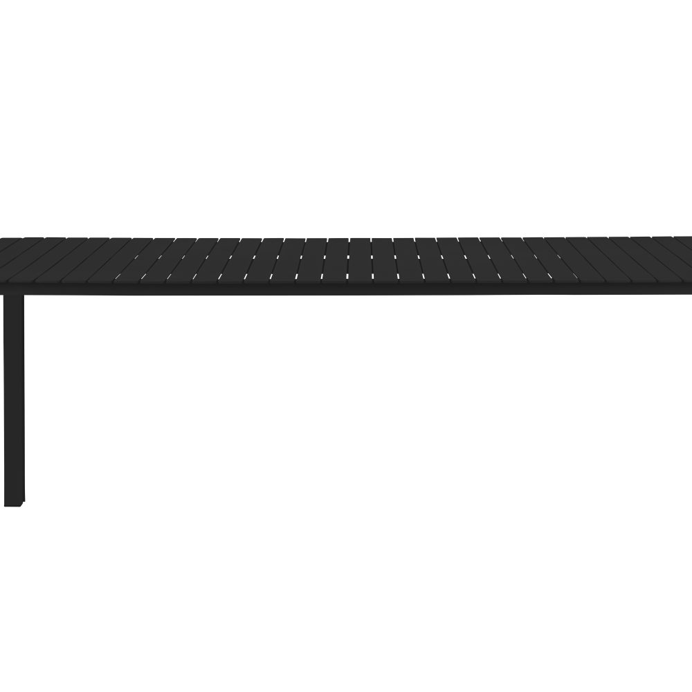 GARDEN TABLE VONDEL 214X97 BLACK