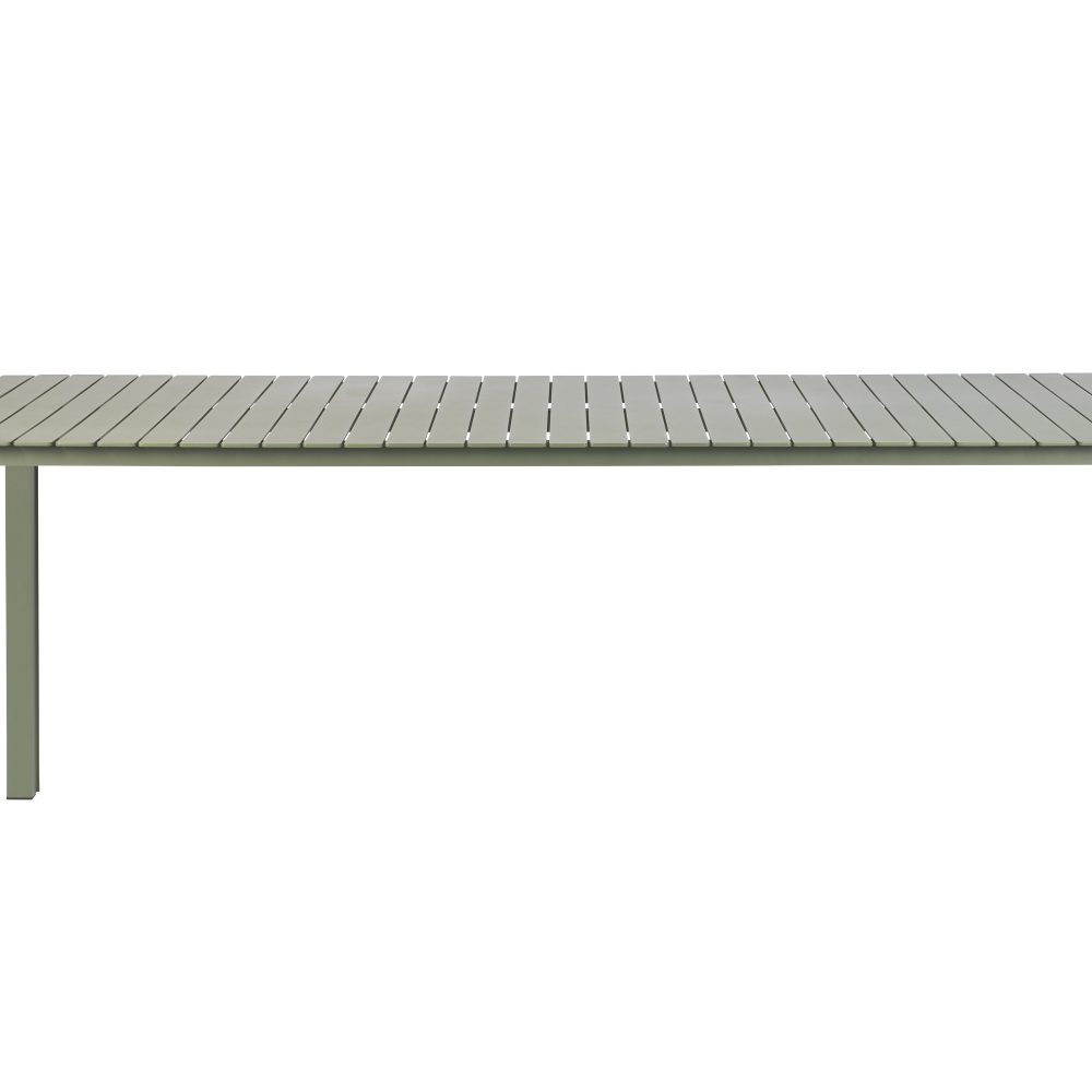 GARDEN TABLE VONDEL 214X97 GREEN