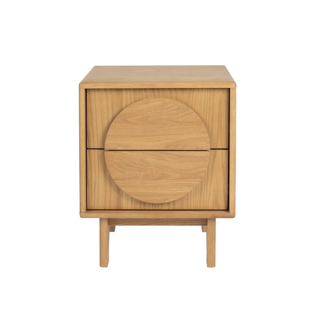 Side Table / Bedstand Groove Natural Oak