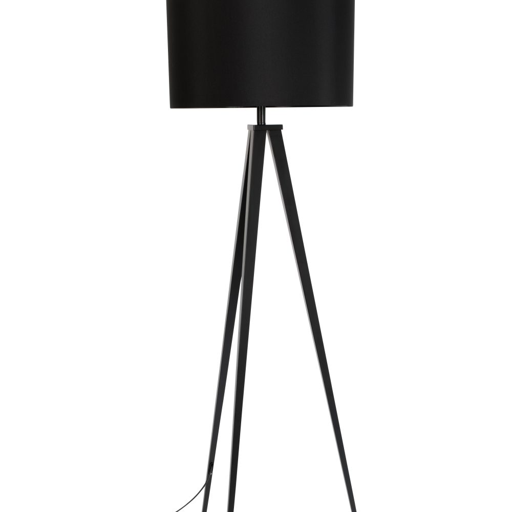 FLOOR LAMP TRIPOD BLACK