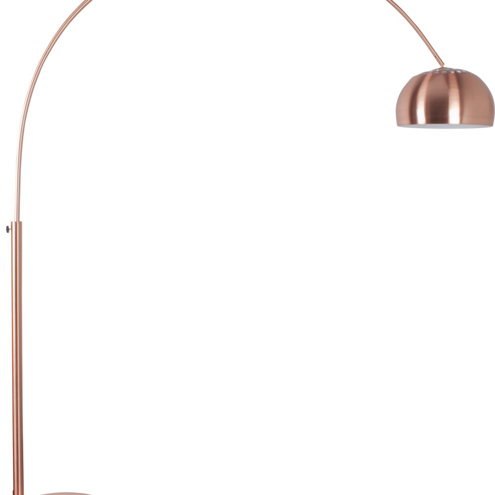 FLOOR LAMP METAL BOW COPPER