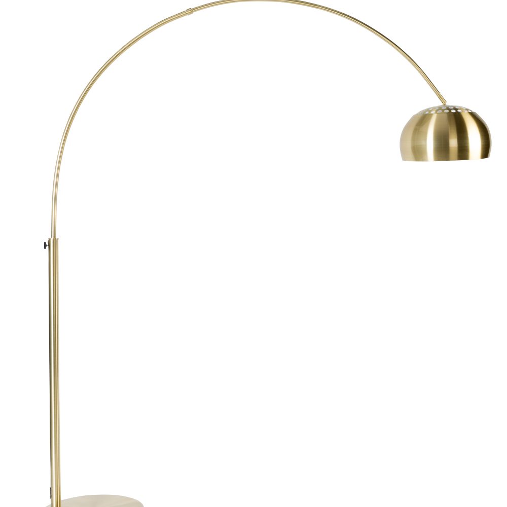 FLOOR LAMP METAL BOW BRASS