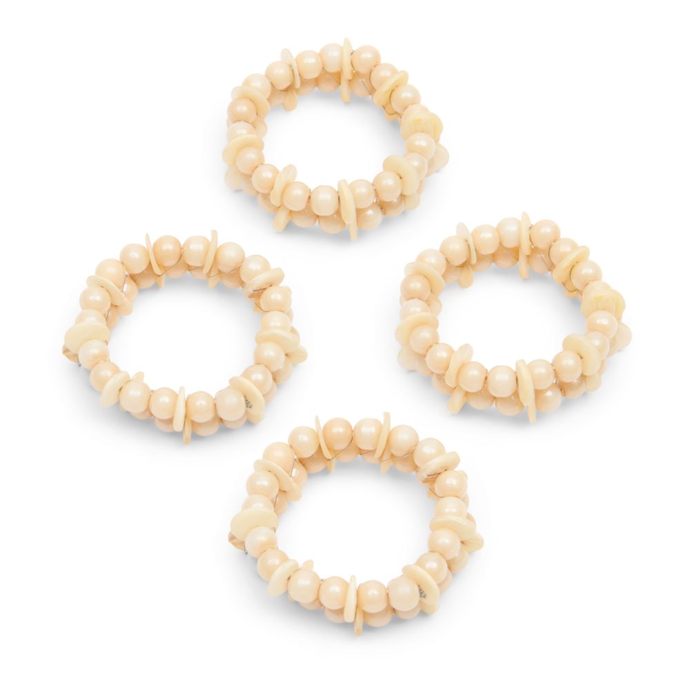 Pearl Muse Napkin Ring Set of 4