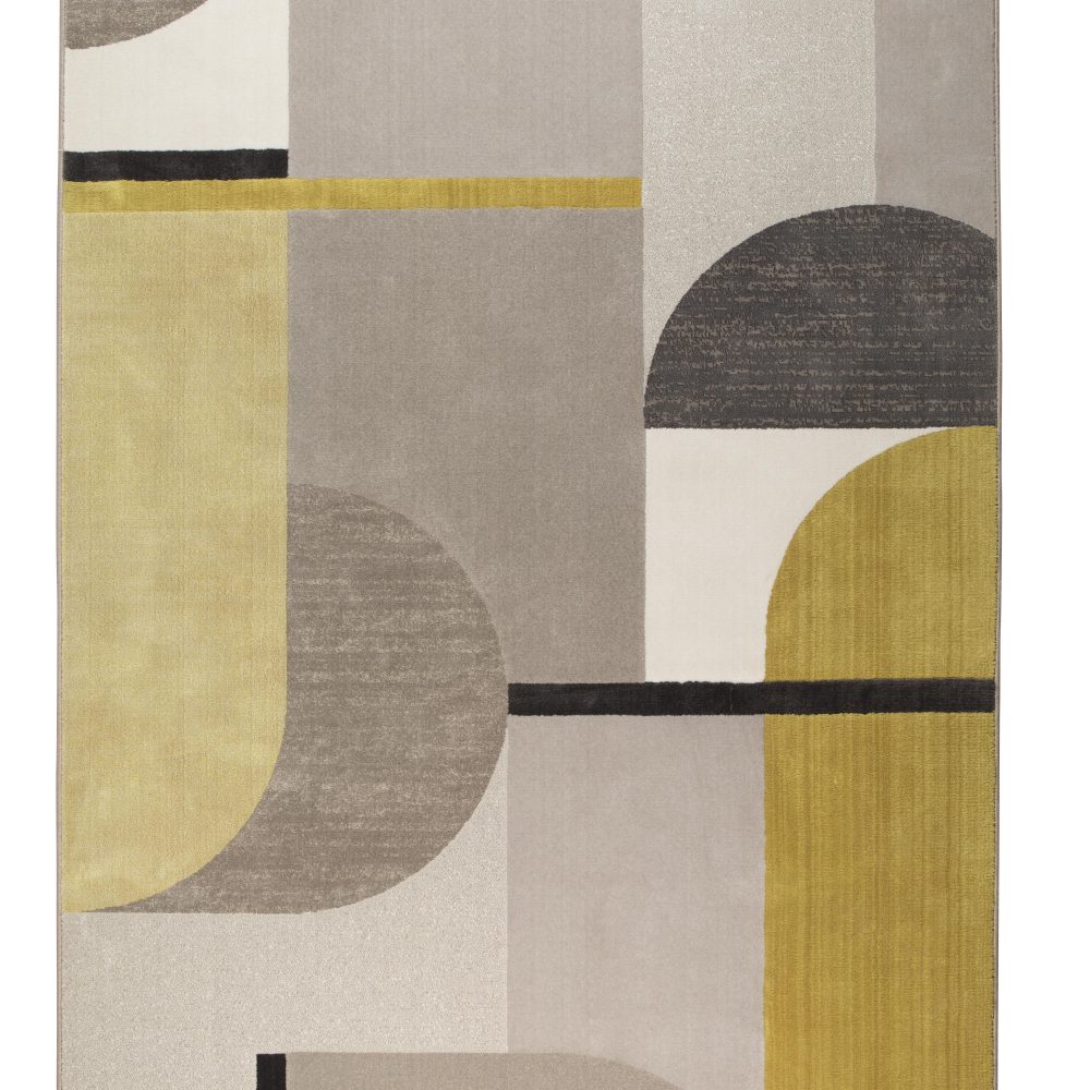 CARPET HILTON 160X230 GREY/YELLOW