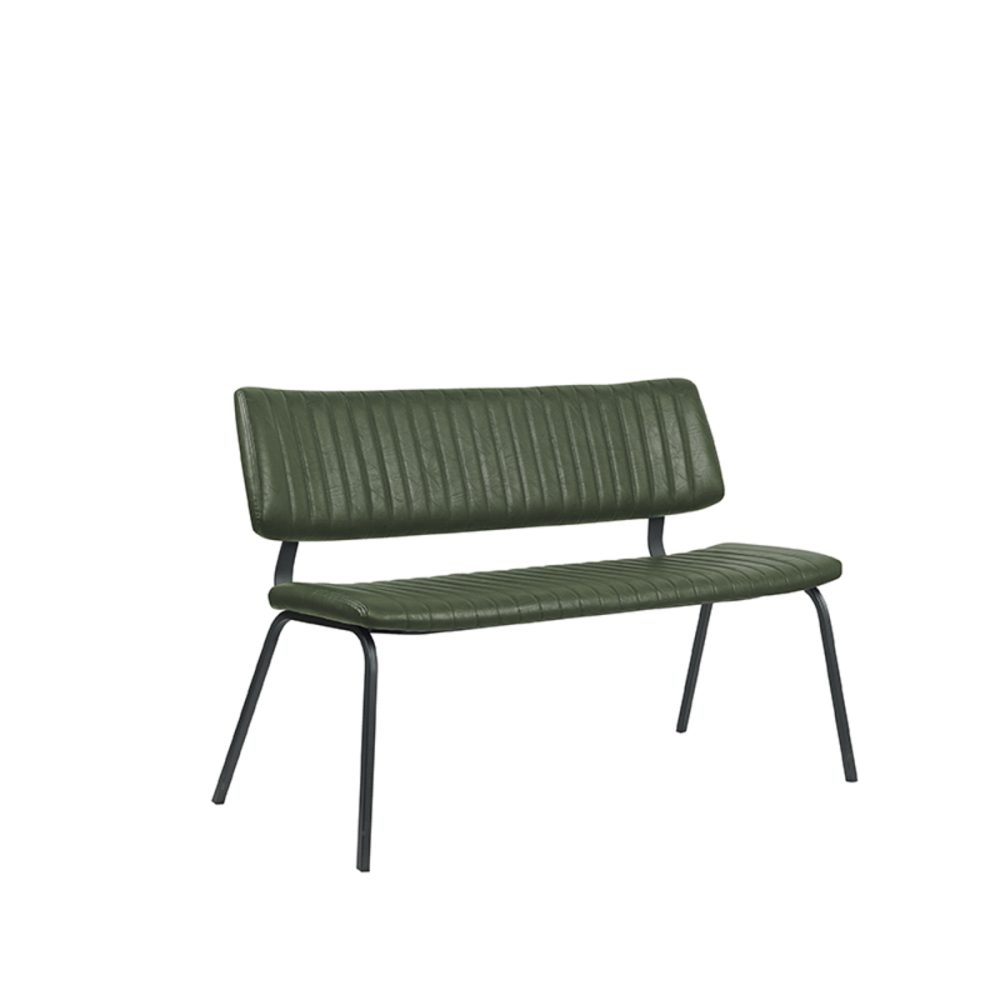 Eetkamerbank Gusto - Hunter - PU-Leder - 120 cm