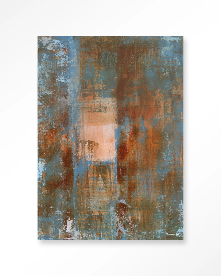 Blue Ocker Abstract 2