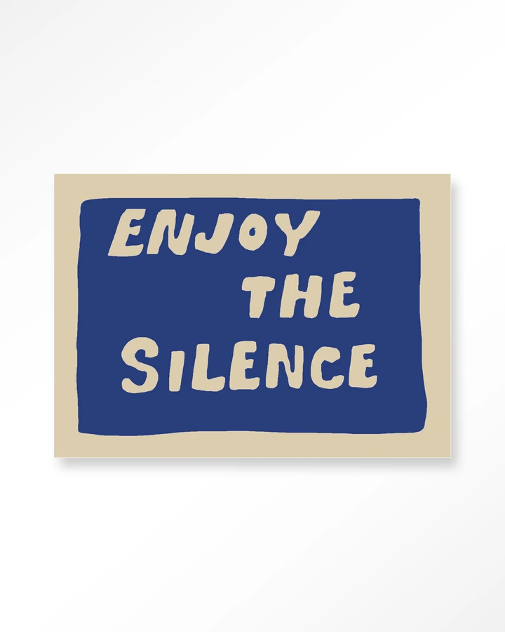 Enjoy The Silence Blue
