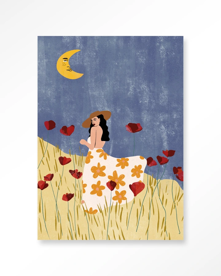Girl In A Poppyfield