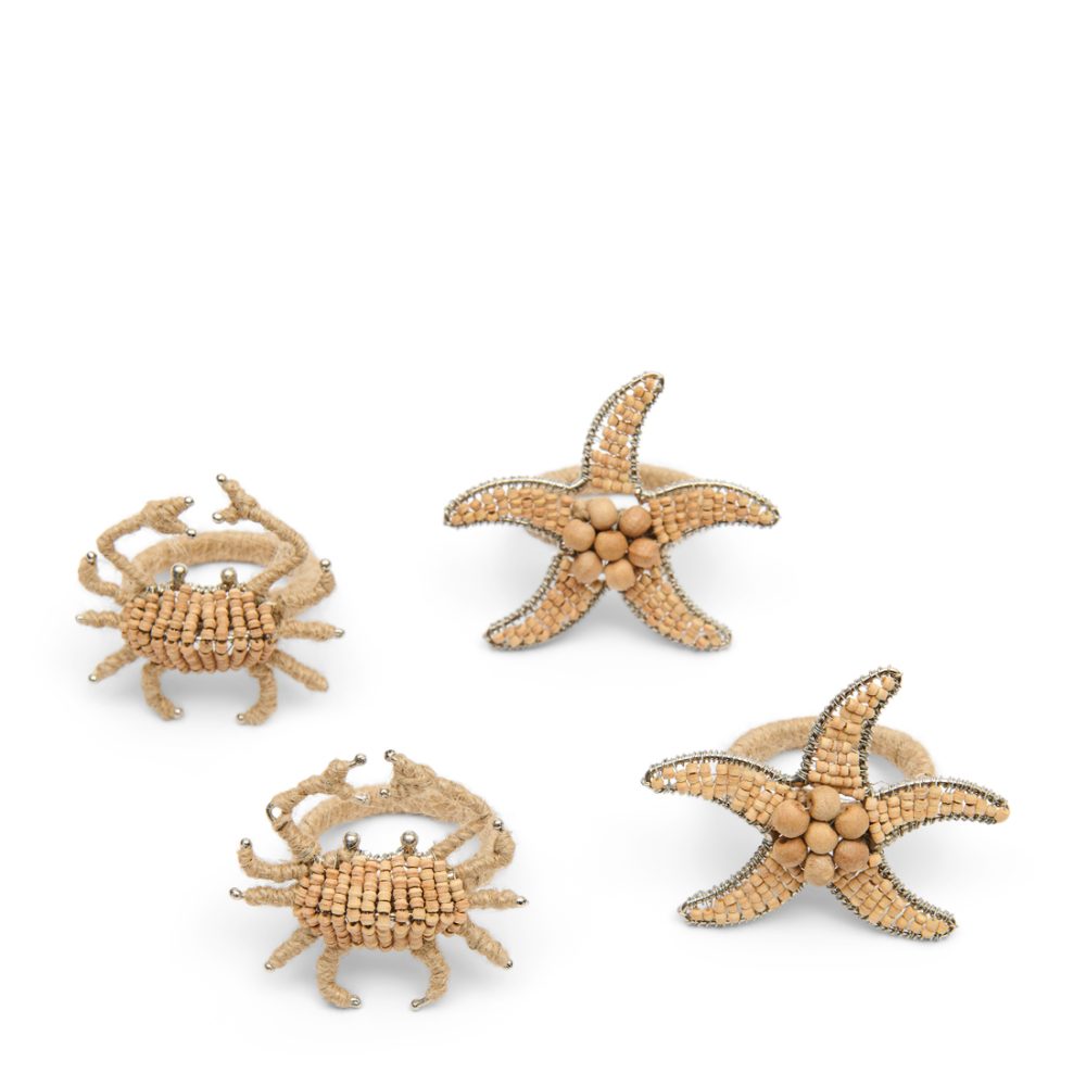 Sealife Napkin Ring Set Of 4 pieces