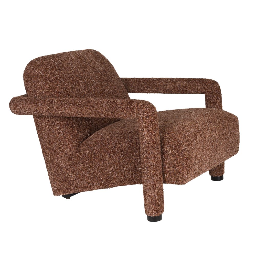 Lounge Chair Rose Bordeaux Red