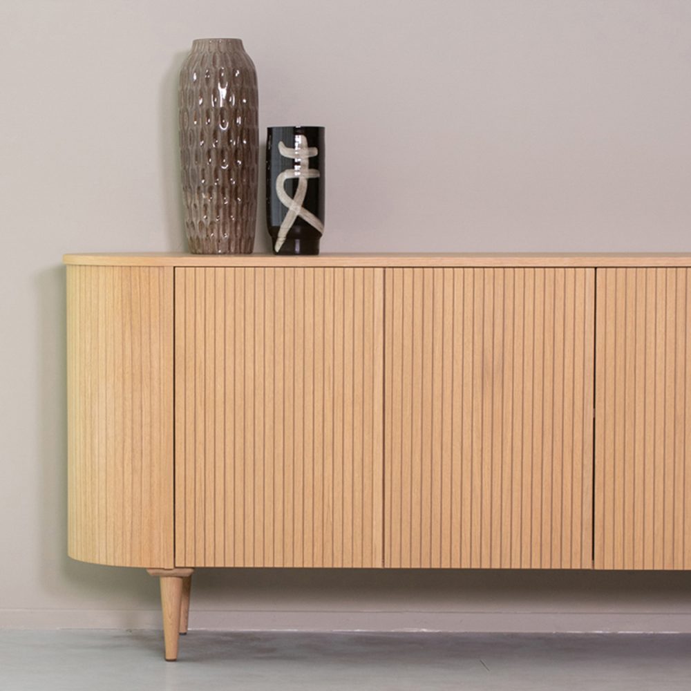 Dressoir Oliva - Naturel - Eiken - Dressoir 180 cm