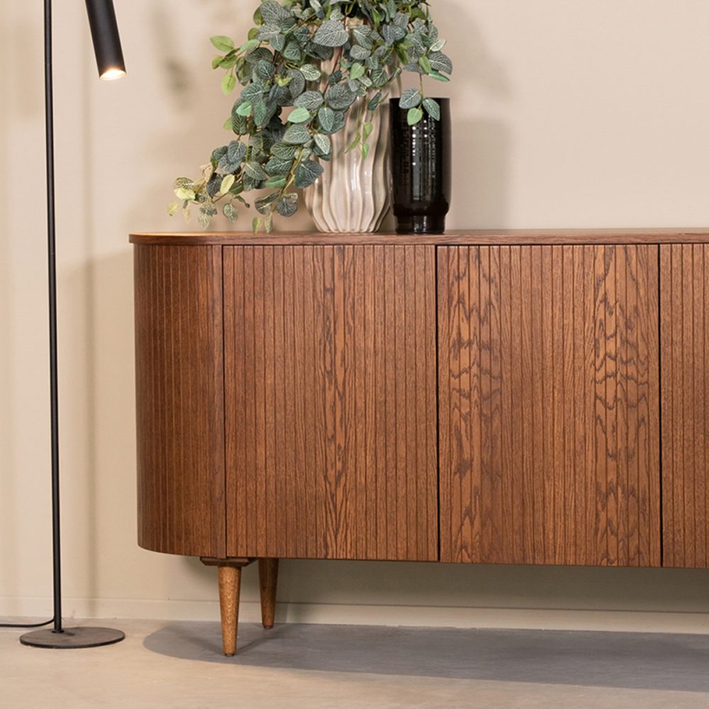 Dressoir Oliva - Walnoot - Eiken - Dressoir 180 cm