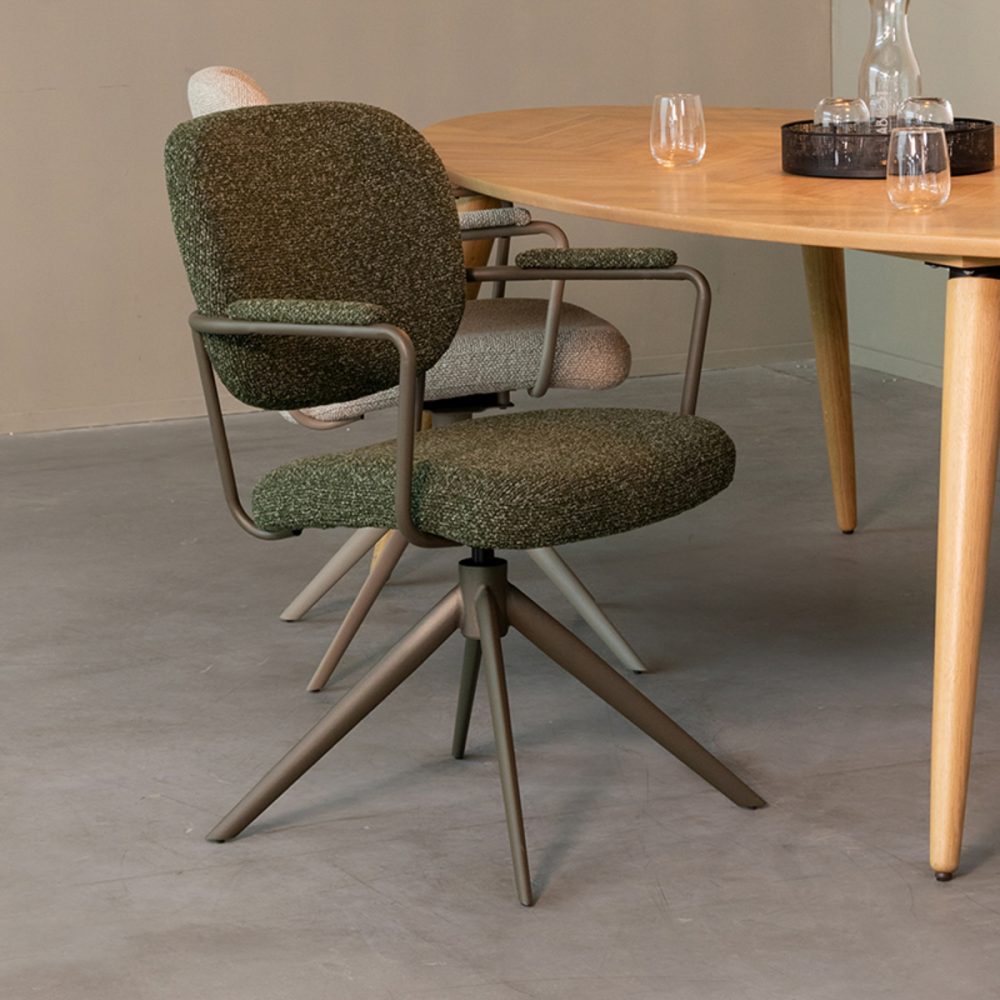 Eetkamerstoel Basel - Forest - Boucle - Forest Frame
