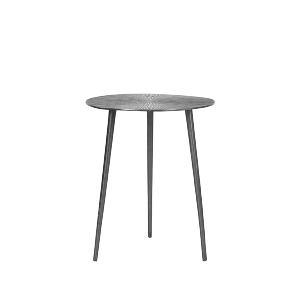 Bijzettafel Nobby - Antiek ash - Metaal - 40 cm