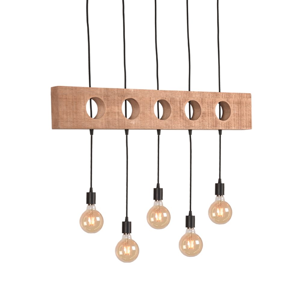Hanglamp Timber - Zwart - Metaal