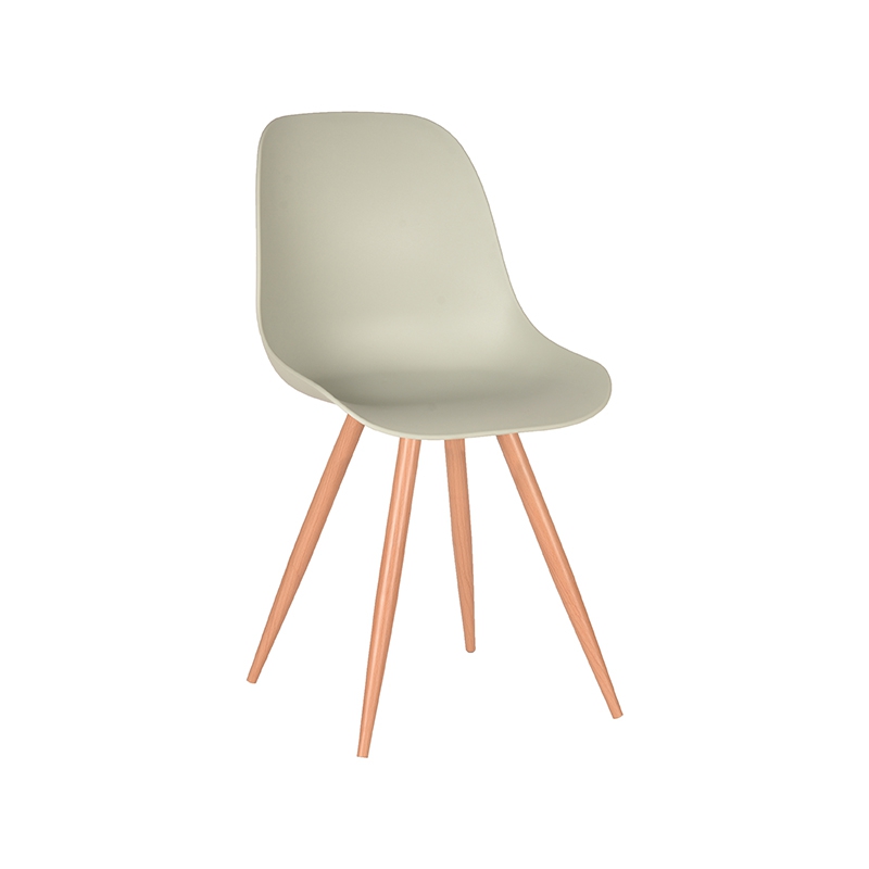 Eetkamerstoel Rimini - Breeze - Kunststof - Oak Metal Woodcover