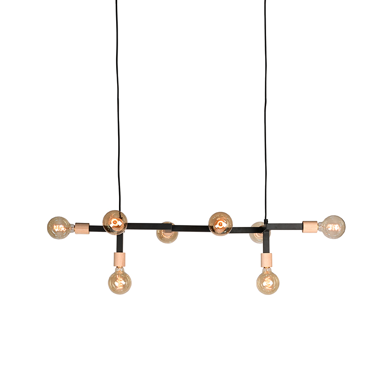 Hanglamp Loco - Zwart - Metaal
