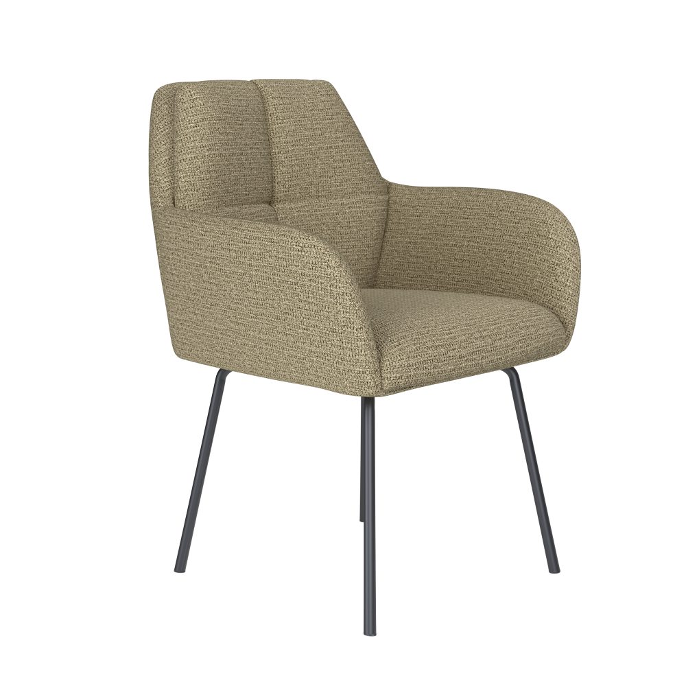 Chair Pete Green 4 Metal Legs