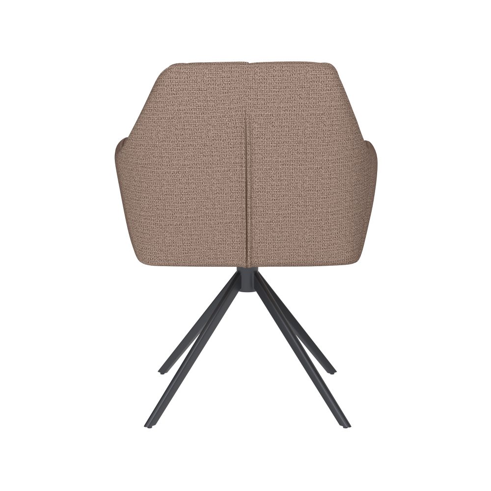 Chair Pete Taupe 4 Metal Legs