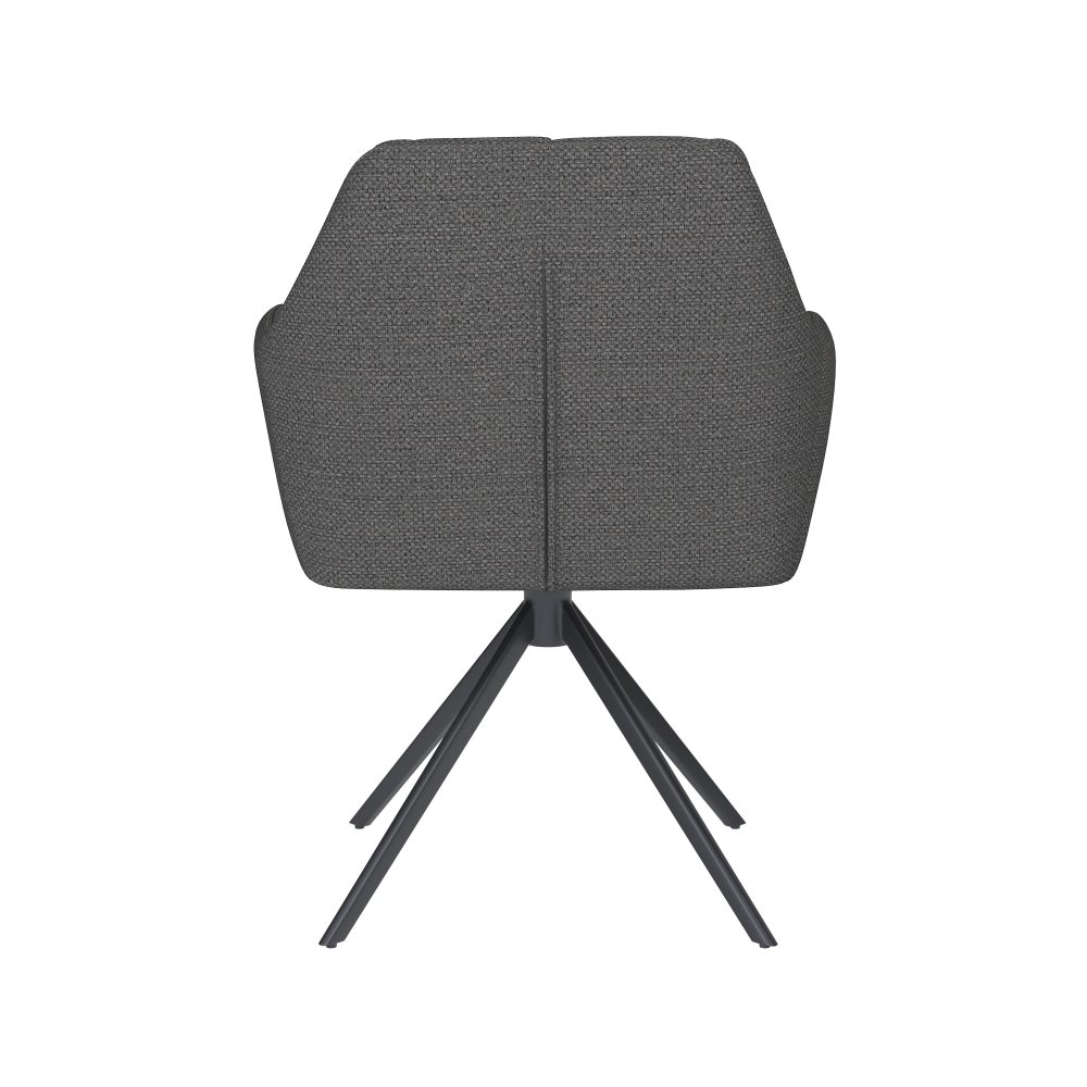 Chair Pete Grey Metal Swivel