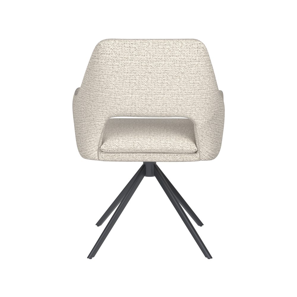 Chair Mos Off-White Metal Swivel