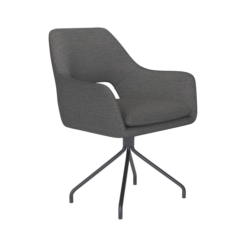 Chair Mos Grey Spider Swivel