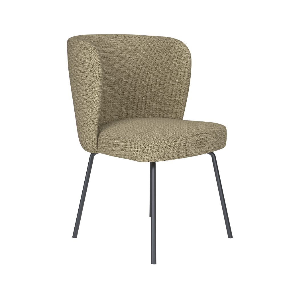 Chair Stan Green 4 Metal Legs