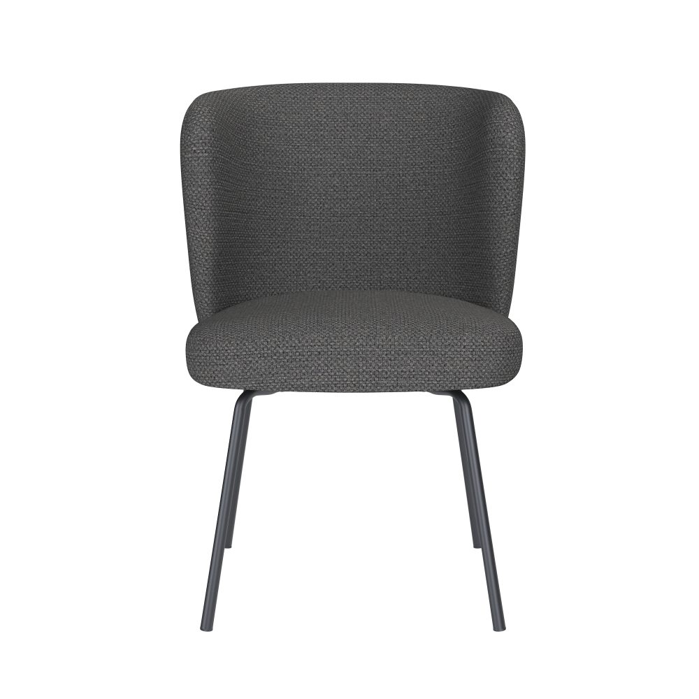 Chair Stan Grey 4 Metal Legs