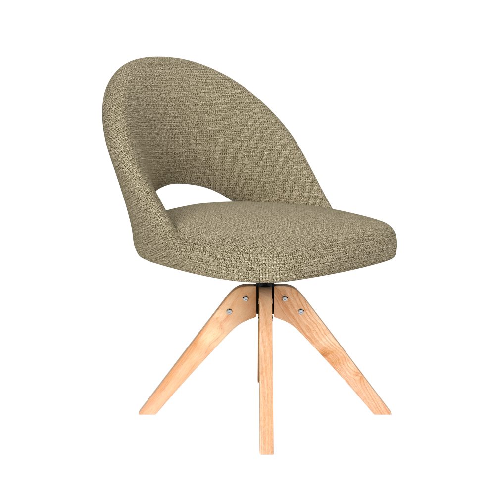 Chair Mick Green Wooden Swivel