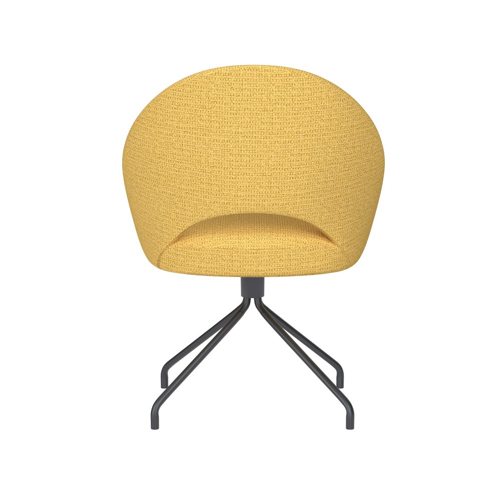 Chair Mick Ochre Spider Swivel